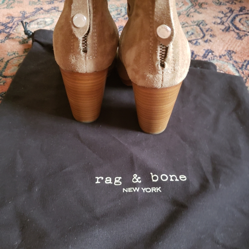 Rag And Bone Newbury Boot In Camel Suede - image 5